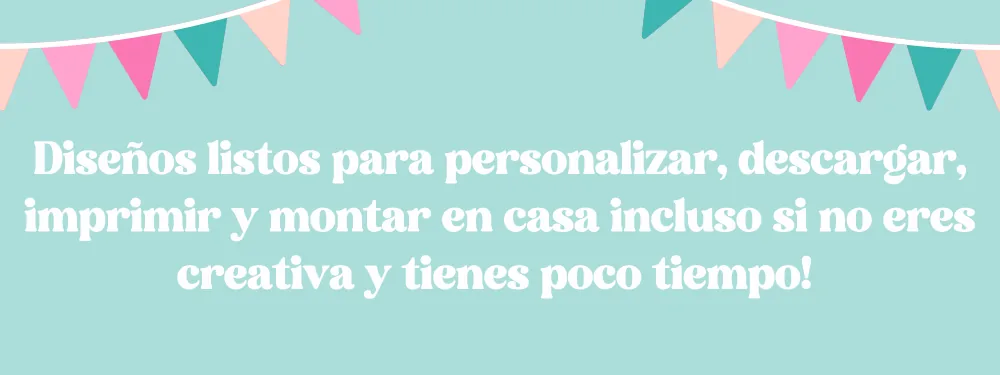 Diseños listos para personalizar, descargar, imprimir y montar en casa
